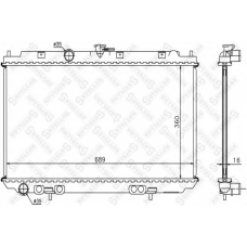 10-26577-SX STELLOX Радиатор, охлаждение двигателя