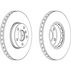 DDF1714 FERODO Тормозной диск