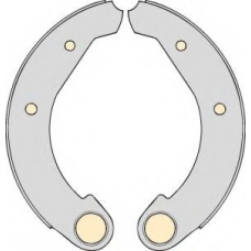 K501904 MGA Комплект тормозов, барабанный тормозной механизм