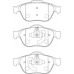 FD7228A NECTO Комплект тормозных колодок, дисковый тормоз