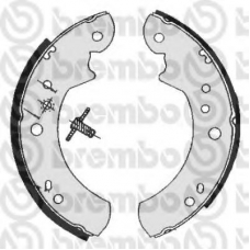 S 24 512 BREMBO Комплект тормозных колодок