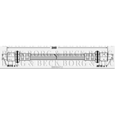 BBH6472 BORG & BECK Тормозной шланг