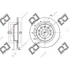 BD1405 DJ PARTS Тормозной диск