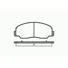 0178 20 KAWE Комплект тормозных колодок, дисковый тормоз