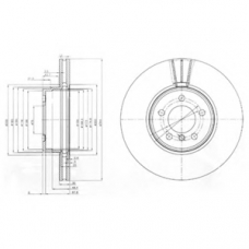 BG9008 DELPHI Тормозной диск