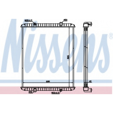 638490 NISSENS Радиатор, охлаждение двигателя