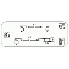 M11 JANMOR Комплект проводов зажигания