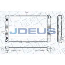 RA0310550 JDEUS Радиатор, охлаждение двигателя