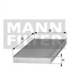 CUK 2862 MANN-FILTER Фильтр, воздух во внутренном пространстве