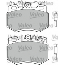 598157 VALEO Комплект тормозных колодок, дисковый тормоз