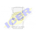 180798 ICER Комплект тормозных колодок, дисковый тормоз