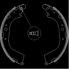 Z4650.01 WOKING Комплект тормозных колодок