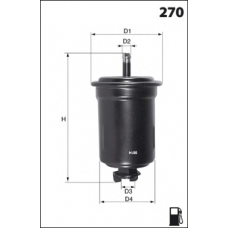 ELE6115 MECAFILTER Топливный фильтр