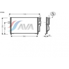 VO5086 AVA Конденсатор, кондиционер