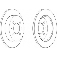 DDF1613-1 FERODO Тормозной диск