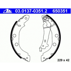 03.0137-0351.2 ATE Комплект тормозных колодок