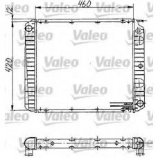 810968 VALEO Радиатор, охлаждение двигателя