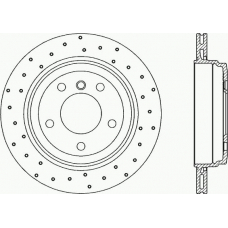 BDRS2243.25 OPEN PARTS Тормозной диск