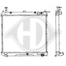 8669506 DIEDERICHS Радиатор, охлаждение двигателя