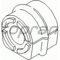 108 128 TOPRAN Опора, стабилизатор