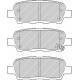 FDB4324 FERODO Комплект тормозных колодок, дисковый тормоз