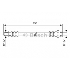 1 987 476 152 BOSCH Тормозной шланг