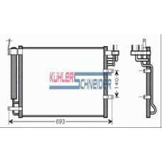 5220321 KUHLER SCHNEIDER Конденсатор, кондиционер