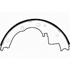 N1344 NECTO Комплект тормозных колодок