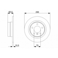 0 986 479 306 BOSCH Тормозной диск