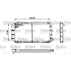 730116 VALEO Радиатор, охлаждение двигателя