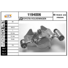 1194006 SNRA Тормозной суппорт