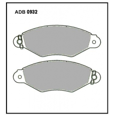 ADB0932 Allied Nippon Тормозные колодки
