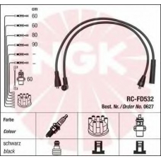 0627 NGK Комплект проводов зажигания