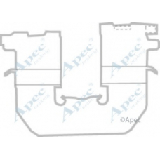 KIT1173 APEC Комплектующие, тормозные колодки