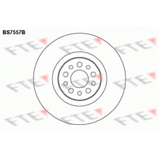 BS7557B FTE Тормозной диск