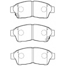 A1N048 AISIN Комплект тормозных колодок, дисковый тормоз