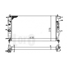 037-017-0016 LORO Радиатор, охлаждение двигателя