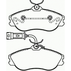 P 85 018 BREMBO Комплект тормозных колодок, дисковый тормоз