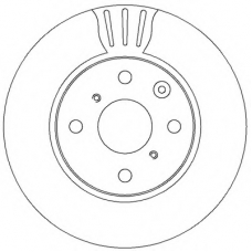 562311BC BENDIX Тормозной диск