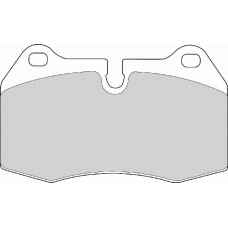 FD6695A NECTO Комплект тормозных колодок, дисковый тормоз