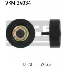 VKM 34034 SKF Паразитный / ведущий ролик, поликлиновой ремень