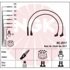 2917 NGK Комплект проводов зажигания