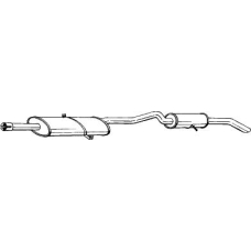 287-333 BOSAL Глушитель выхлопных газов конечный