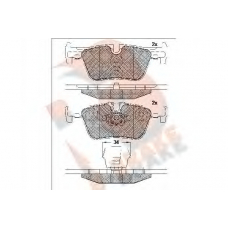 RB2049 R BRAKE Комплект тормозных колодок, дисковый тормоз