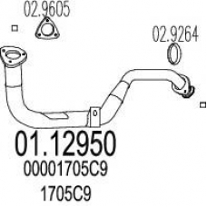 01.12950 MTS Труба выхлопного газа