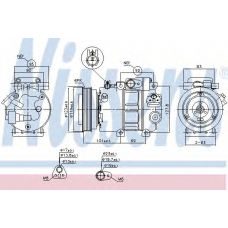 89297 NISSENS Компрессор, кондиционер