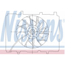 85489 NISSENS Вентилятор, охлаждение двигателя