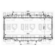 QER2453 QUINTON HAZELL Радиатор, охлаждение двигателя