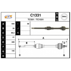 C1331 SNRA Приводной вал