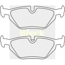 21607 00 702 00 BRECK Комплект тормозных колодок, дисковый тормоз